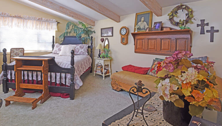 卧室昆士兰葡萄园床和早餐